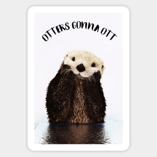 Otters Gonna Ott Sticker